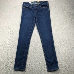 PILCRO Letterpress Jeans Womens Size 27 Skinny Low Rise Dark Wash Stretch Denim‎